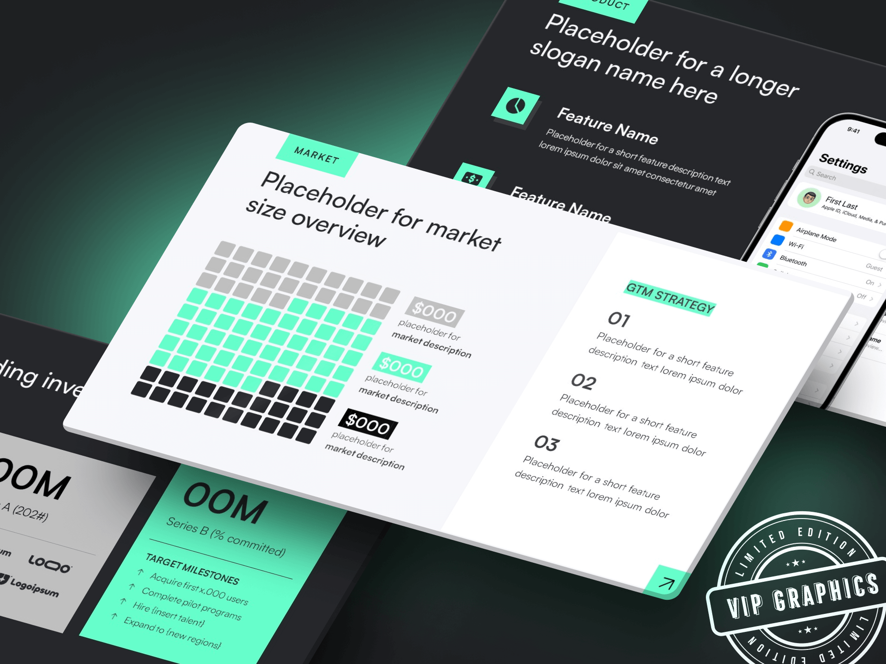 Turnkey pitch deck template preview
