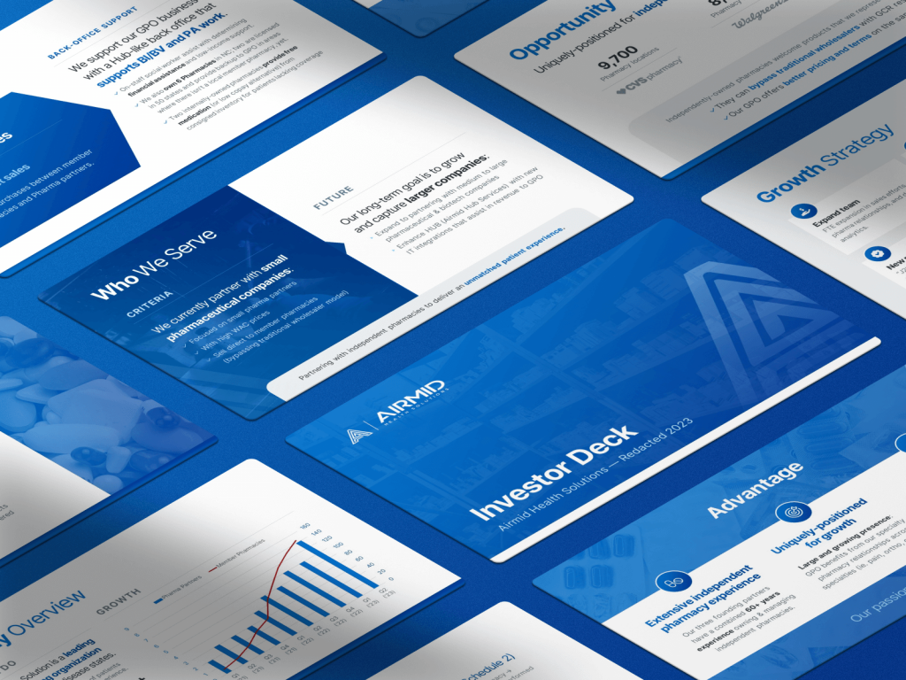 Medical / pharma investor pitch deck