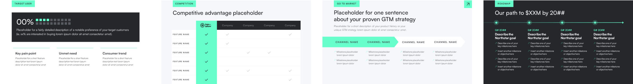 Turnkey pitch deck slide example
